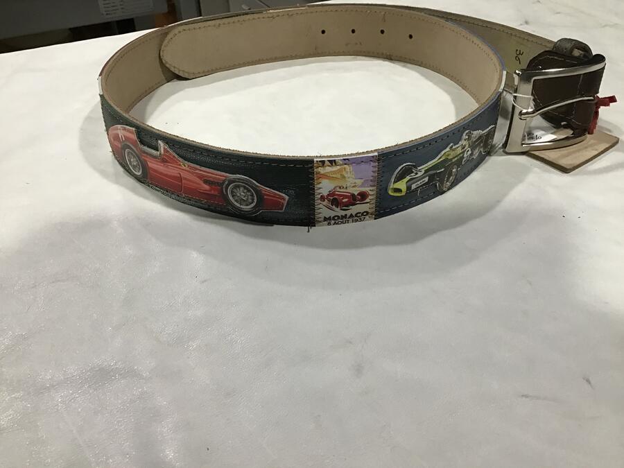 Cintura pelle gran premio Monaco