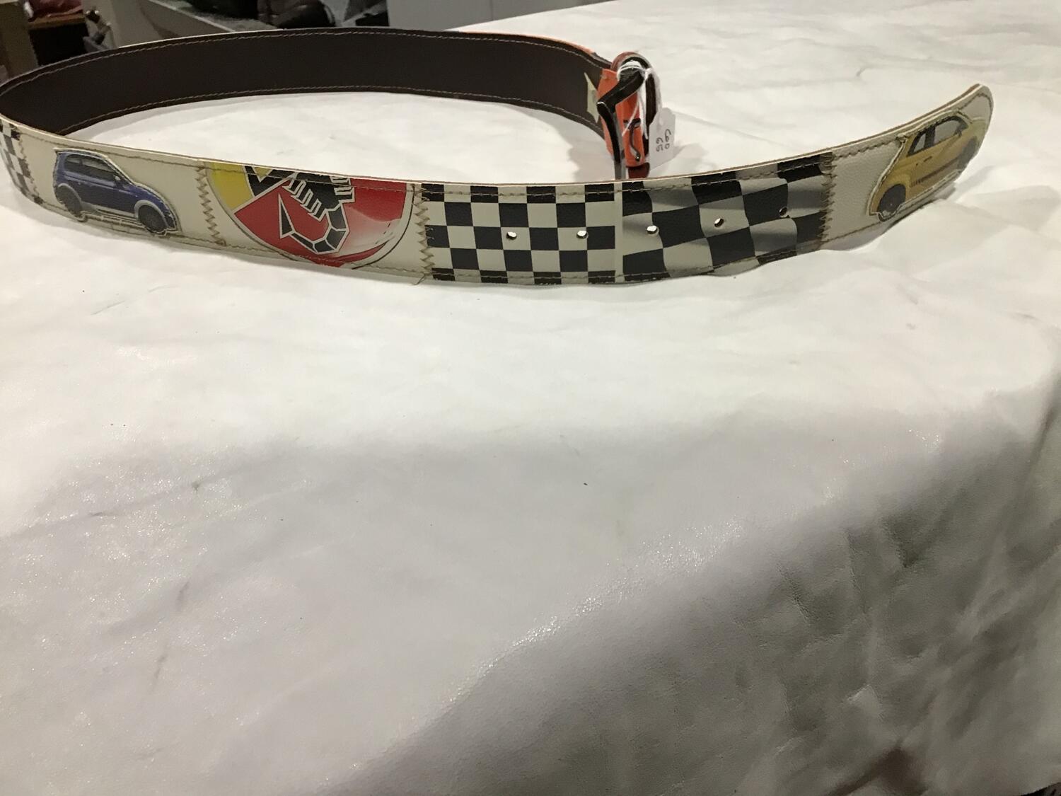 Cintura pelle 500 Abarth