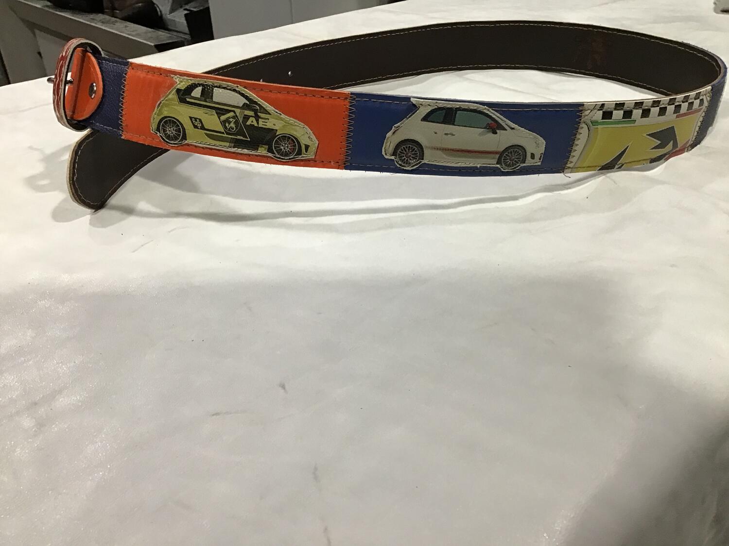 Cintura pelle 500 Abarth