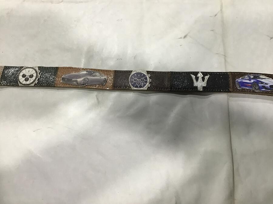 Cintura pelle Maserati 2