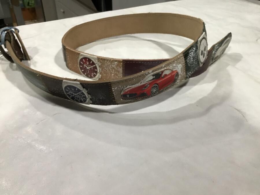 Cintura pelle Maserati 2