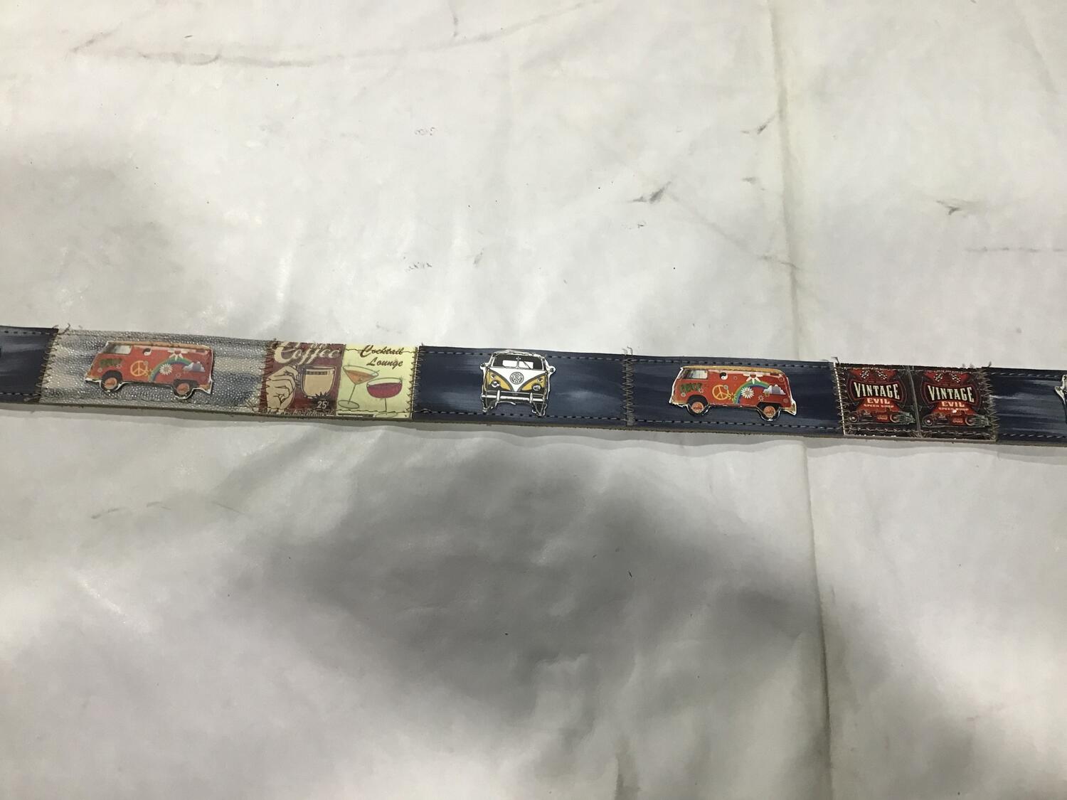 Cintura pelle Pulmino Volkswagen vintage