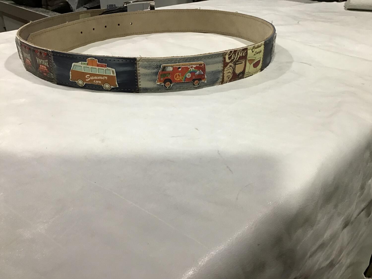 Cintura pelle Pulmino Volkswagen vintage