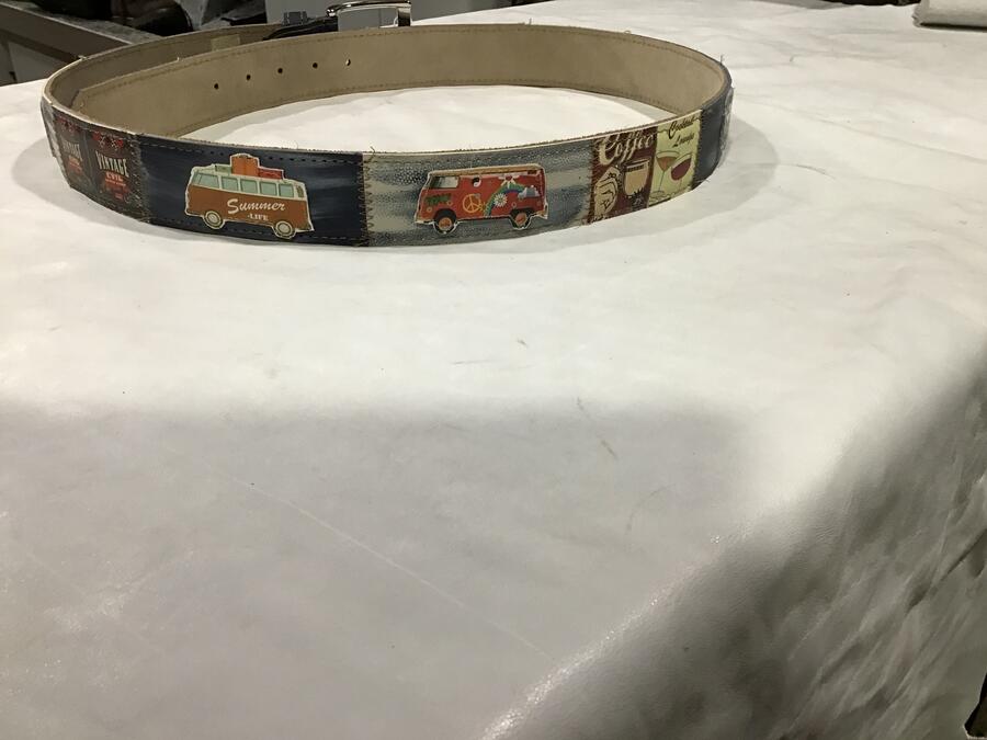 Cintura pelle Pulmino Volkswagen vintage