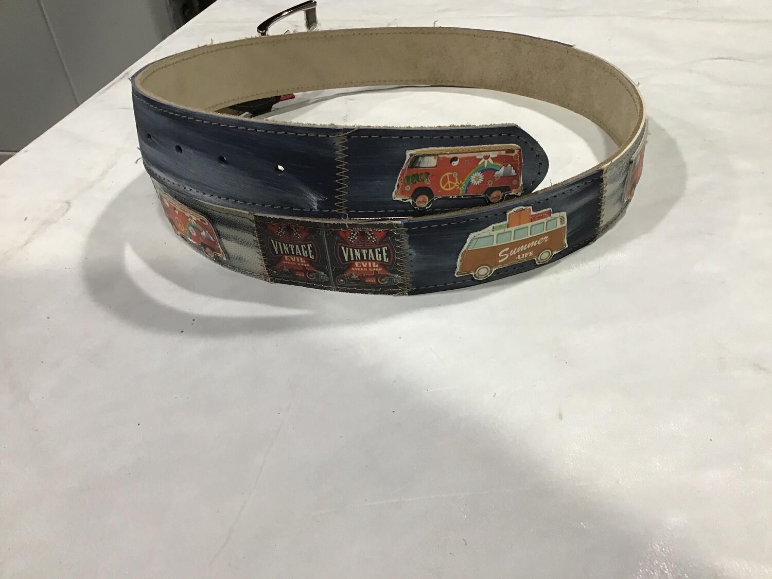 Cintura pelle Pulmino Volkswagen vintage