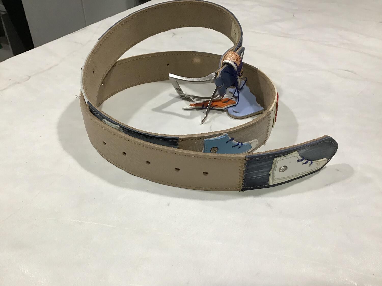 Cintura pelle All Star Brillantino