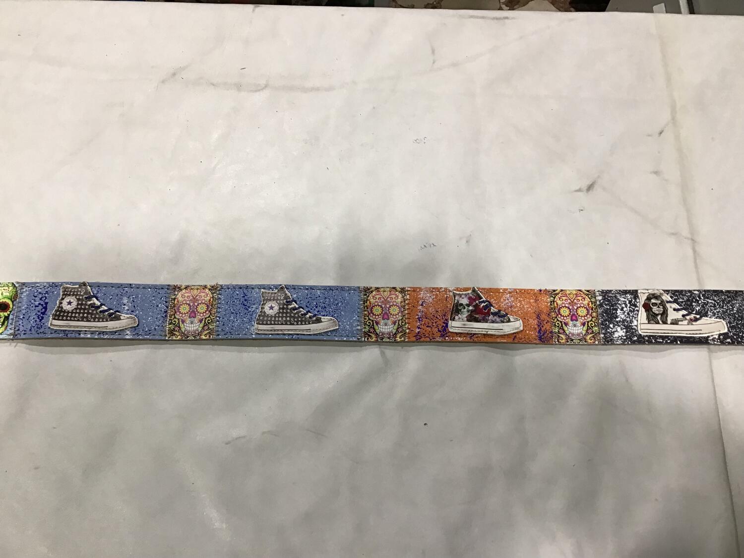 Cintura pelle All Star Teschio