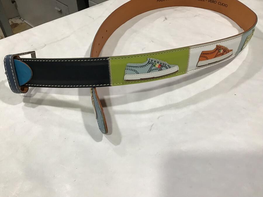 Cintura pelle Snekers