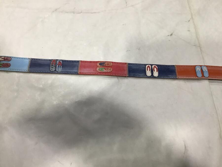 Cintura pelle Infradito 