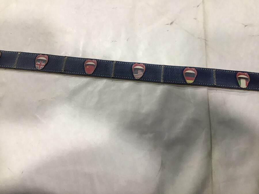 Cintura pelle Lingua Bandiera