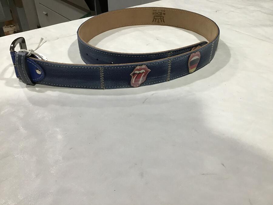 Cintura pelle Lingua Bandiera