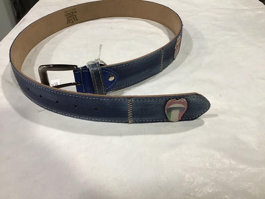 Cintura pelle Lingua Bandiera