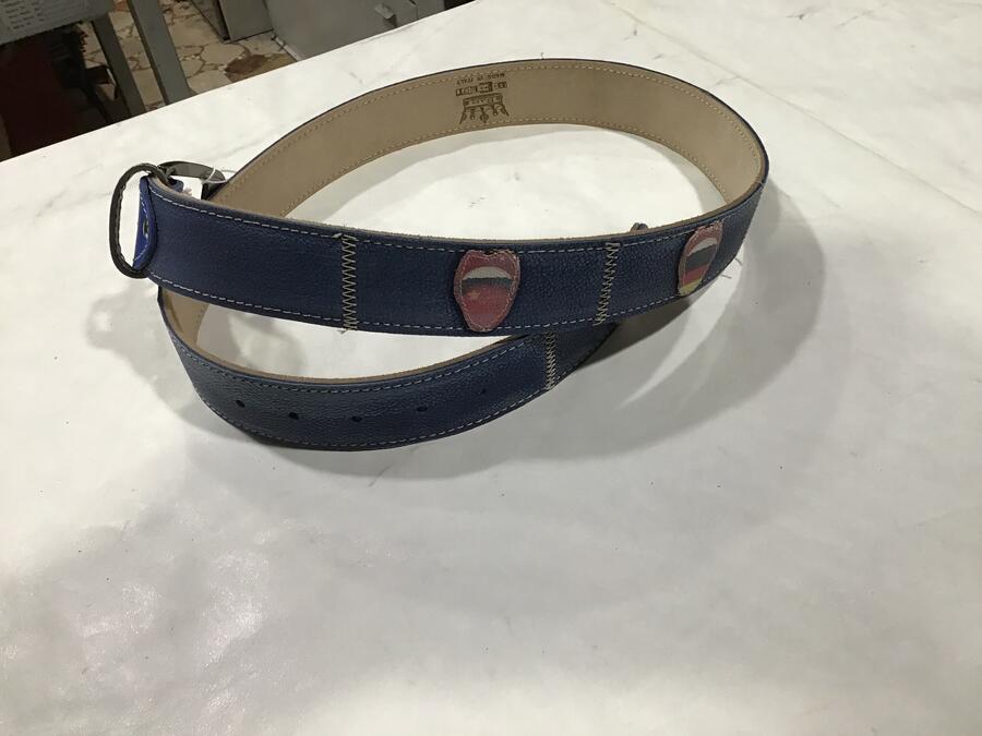 Cintura pelle Lingua Bandiera 2