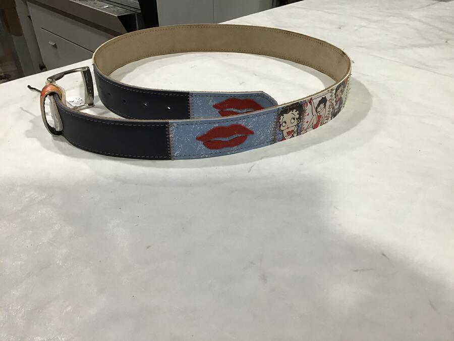 Cintura pelle Betty Boop