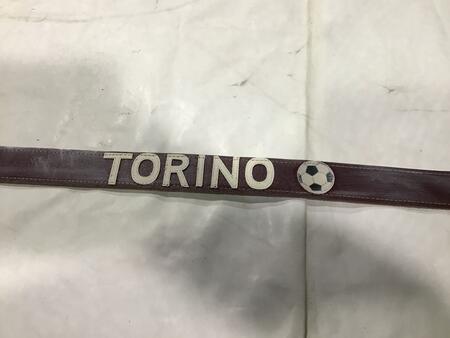 Cintura pelle Torino con Pallone