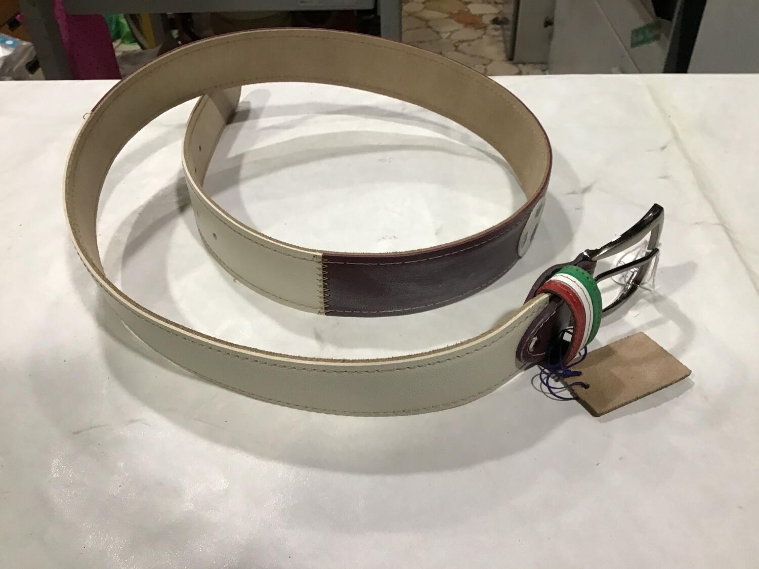 Cintura pelle Torino con Pallone