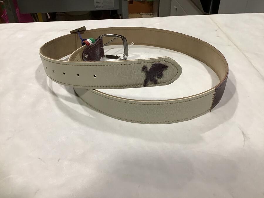 Cintura pelle Torino con Pallone