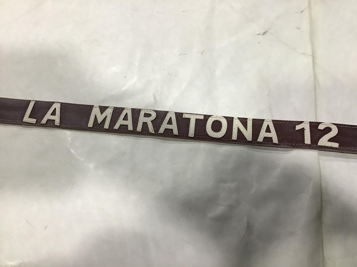 Cintura pelle La Maratona 12