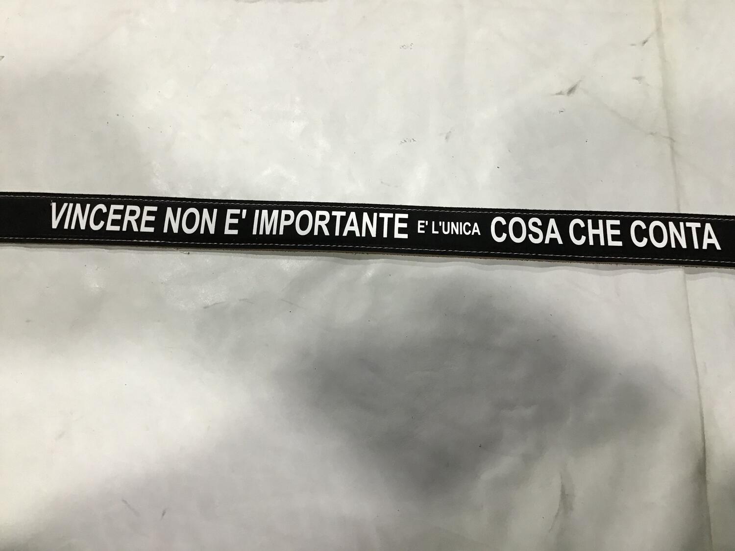 Cintura pelle Vincere non e’Importante e’l’Unica Cosa che Conta