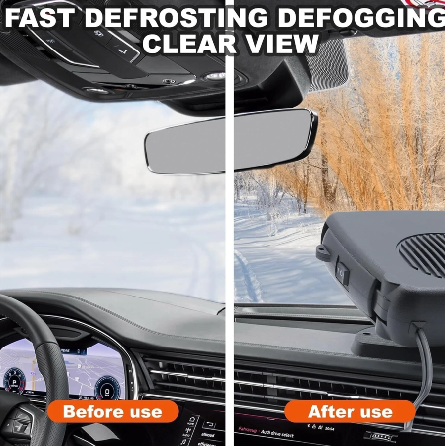 Sbrinatore Auto Scaldino 12V Stufa Furgone 200W Riscaldatore Termoventilatore