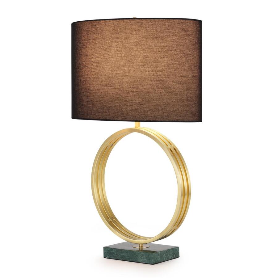 Henriette - Lampada in Metallo con Base Marmo – 43×69 h – Stile Decò