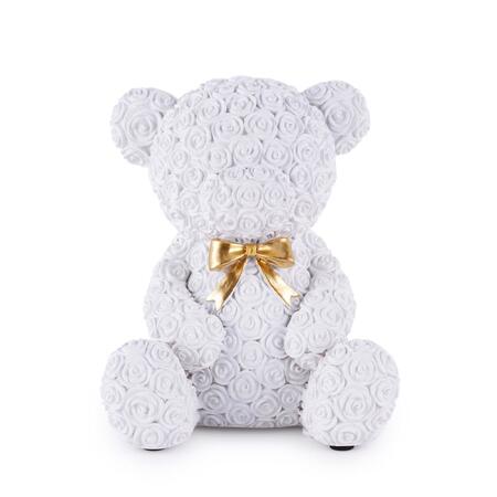 Henriette - Salvadanaio Orsetto Bianco – 10×12 cm – New Enfant