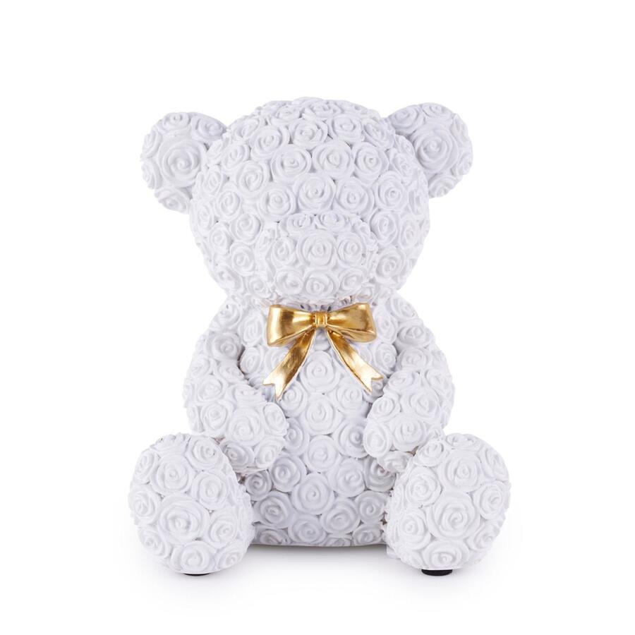Henriette - Salvadanaio Orsetto Bianco – 10×12 cm – New Enfant