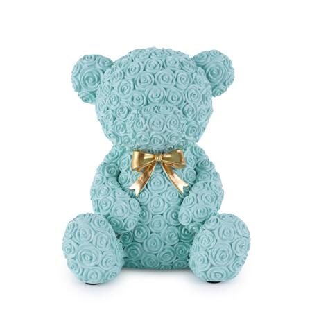 Henriette - Salvadanaio Orsetto Azzurro – 10×12 cm – New Enfant