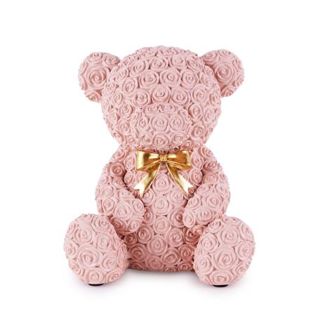 Henriette - Salvadanaio Orsetto Rosa – 10×12 cm – New Enfant