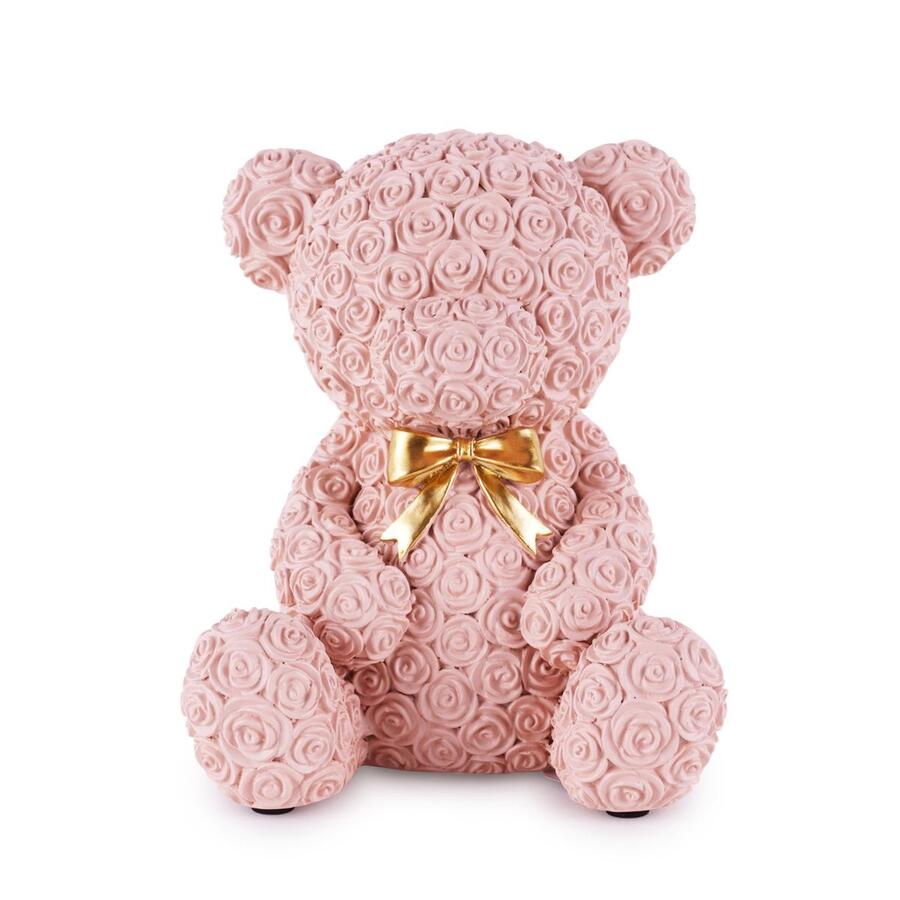 Henriette - Salvadanaio Orsetto Rosa – 10×12 cm – New Enfant
