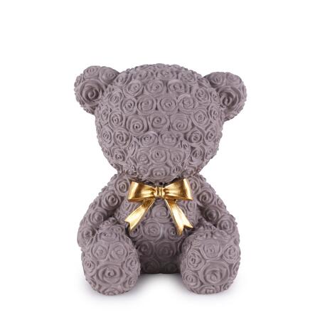 Henriette - Orsetto grigio – 6×7 cm – New Enfant