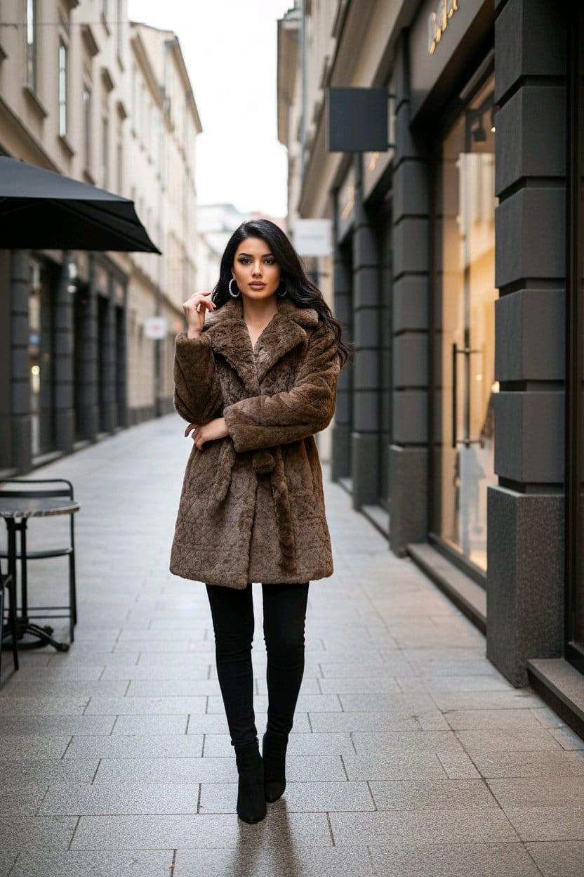 Palliccia mobida con cintura in vita cari colori taglie dalla S alla XL