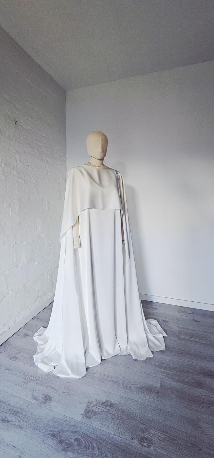 Bianca Slip dress +cape