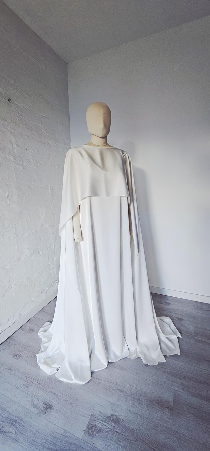 Bianca Slip dress +cape