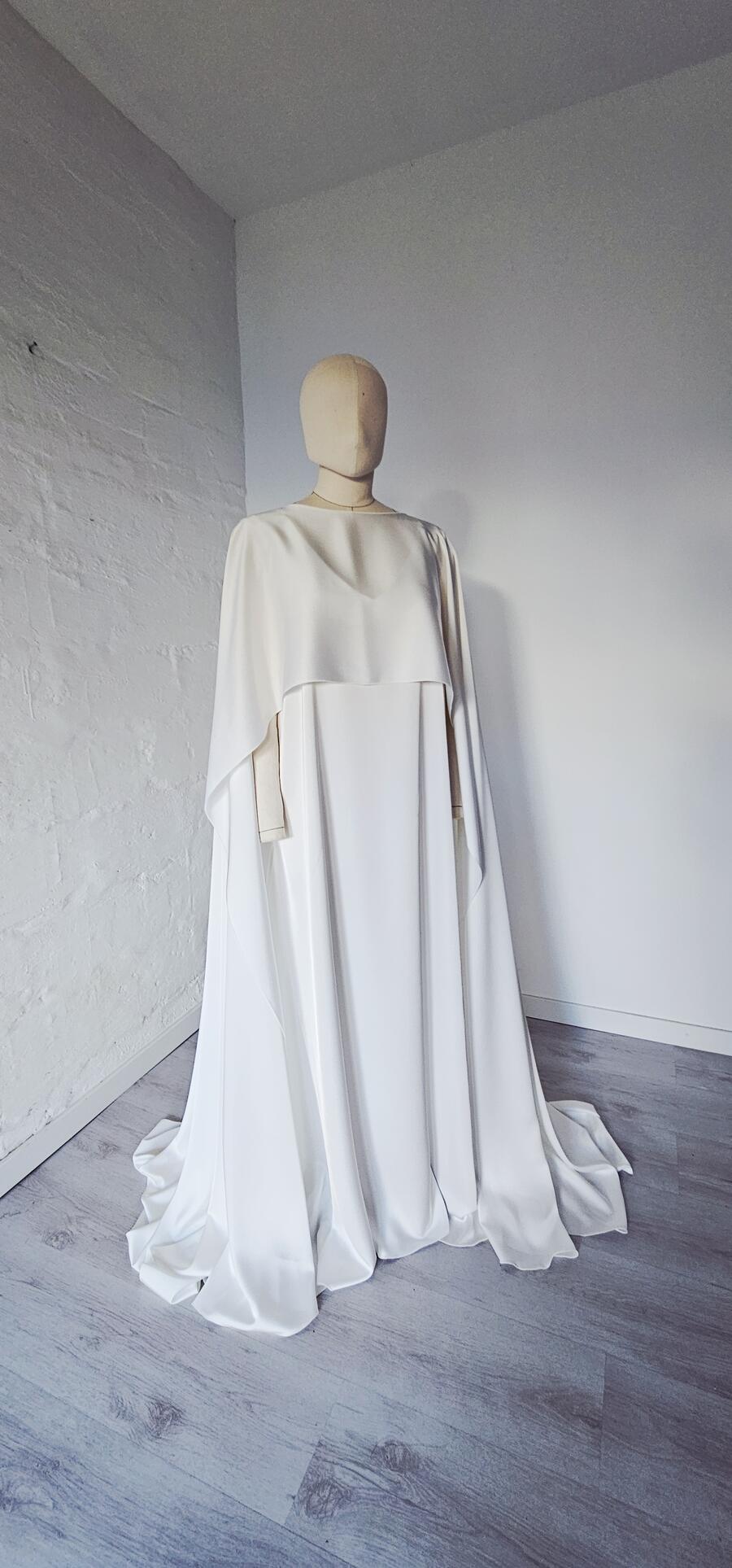 Bianca Slip dress +cape