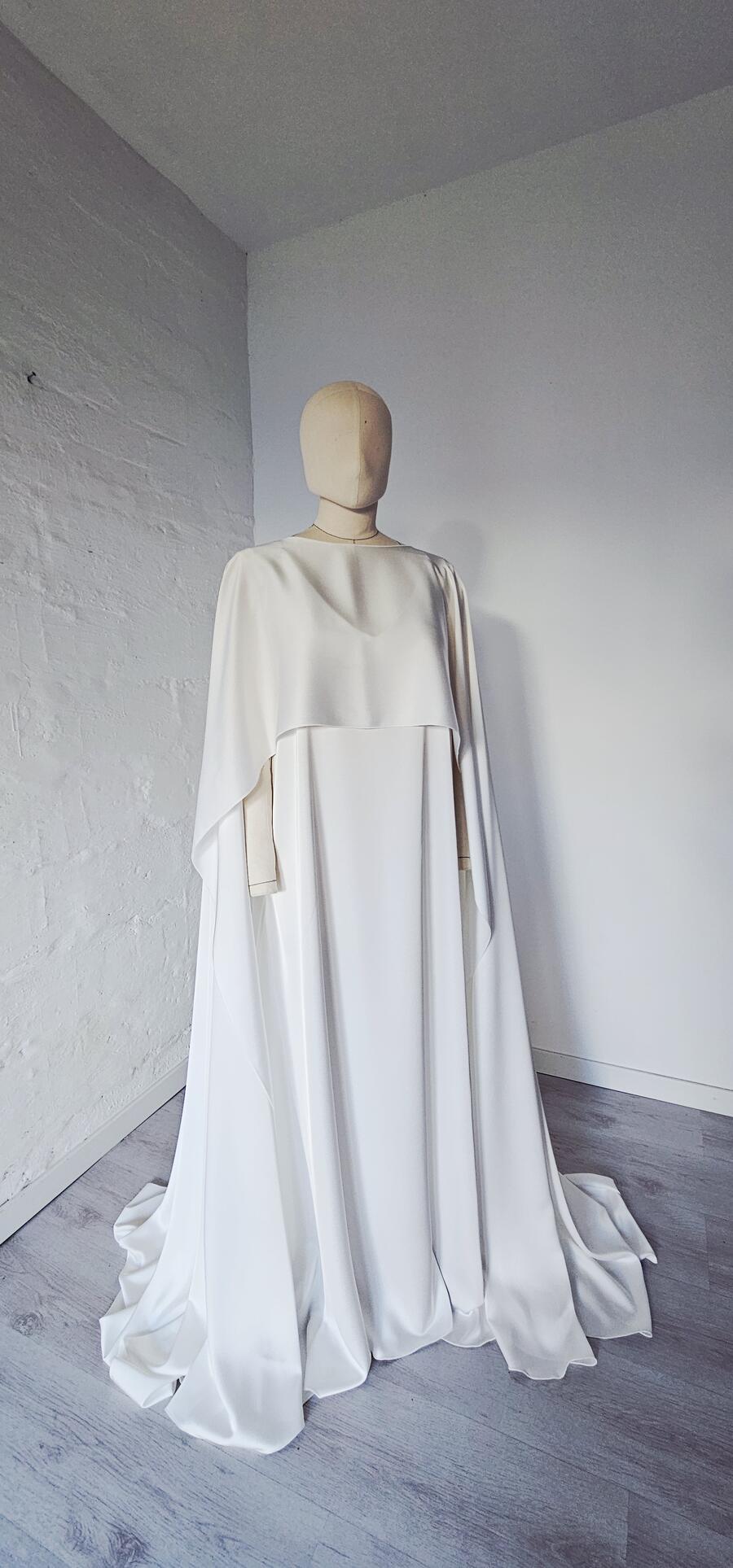 Bianca Slip dress +cape