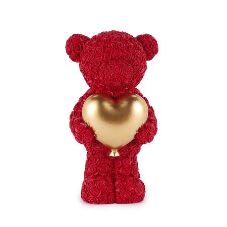 Henriette - Orsetto Rosso con Cuore – 9×16 cm – New Enfant