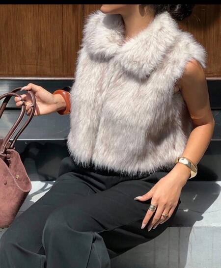 Smanicato pelliccia vari colori taglia SM/ L-XL