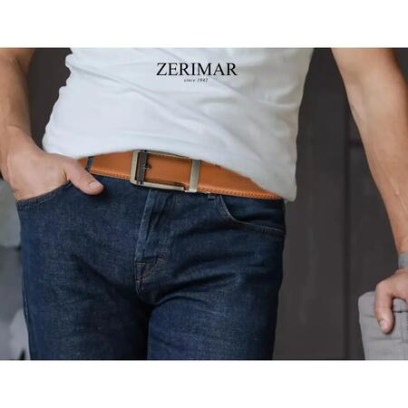 Cintura in Pelle Premium Fibbia Automatica CUOIO