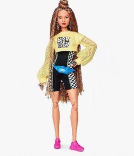 MATTEL Barbie GHT91 Barbie BMR1959 Bambola Snodata con Chignon e Look Sportivo GHT91 - Giocattolo per Bambini 6+Anni, 