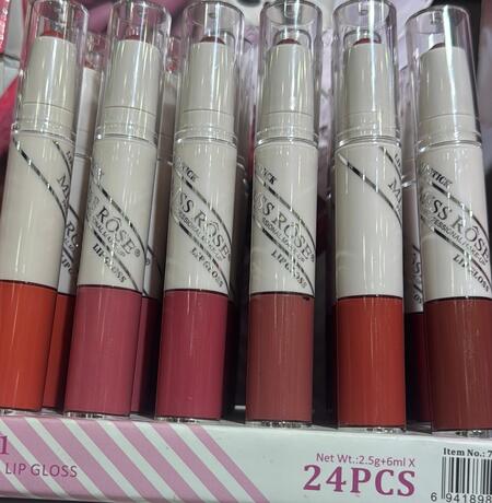 MISS ROSE 2 IN 1 LIPSTICK & LIPGLOSS