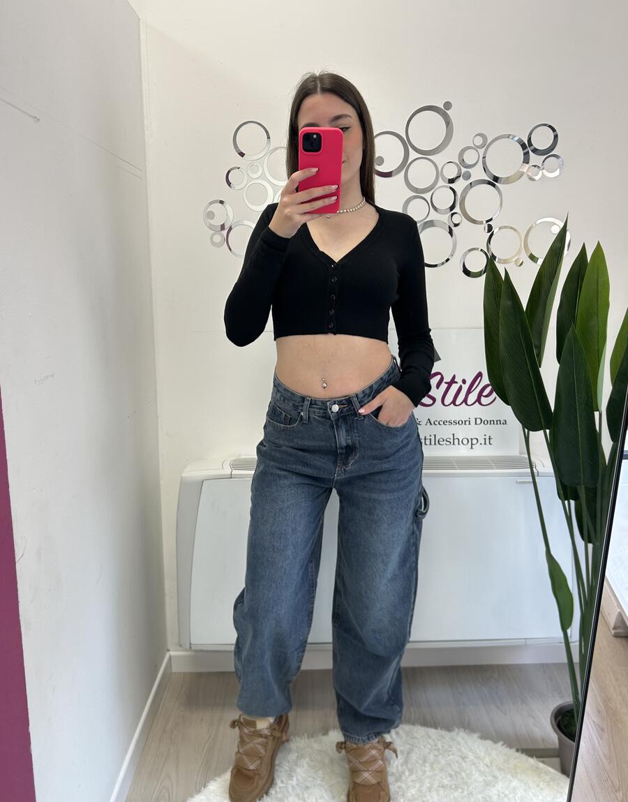 NOVITÀ Jeans baggy lavaggio scuro