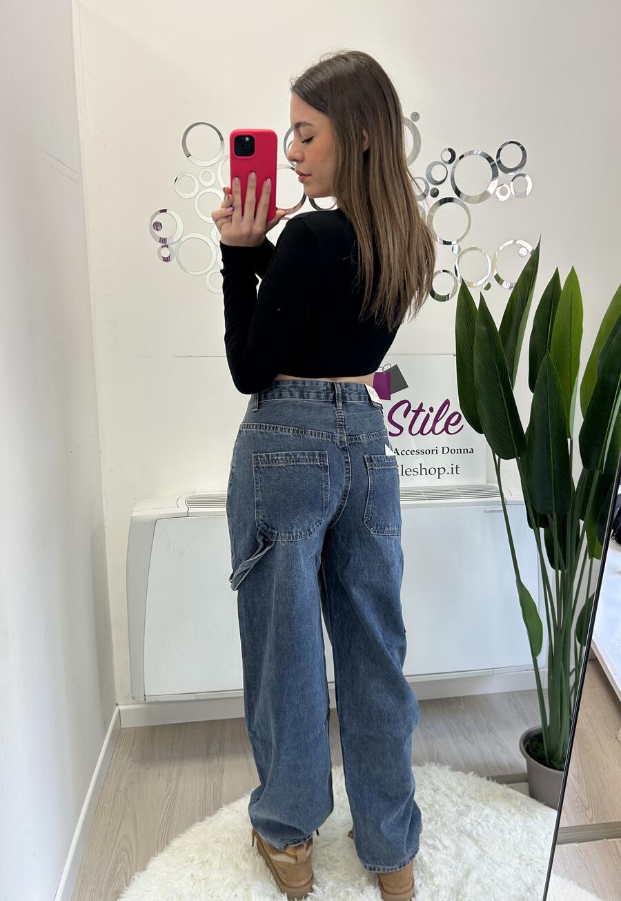 NOVITÀ Jeans baggy lavaggio scuro