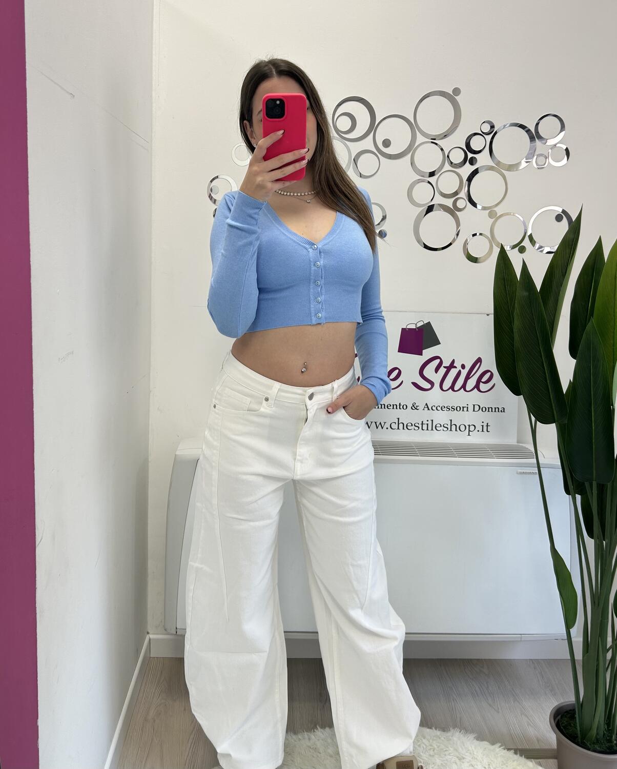 NOVITÀ Jeans baggy bianco