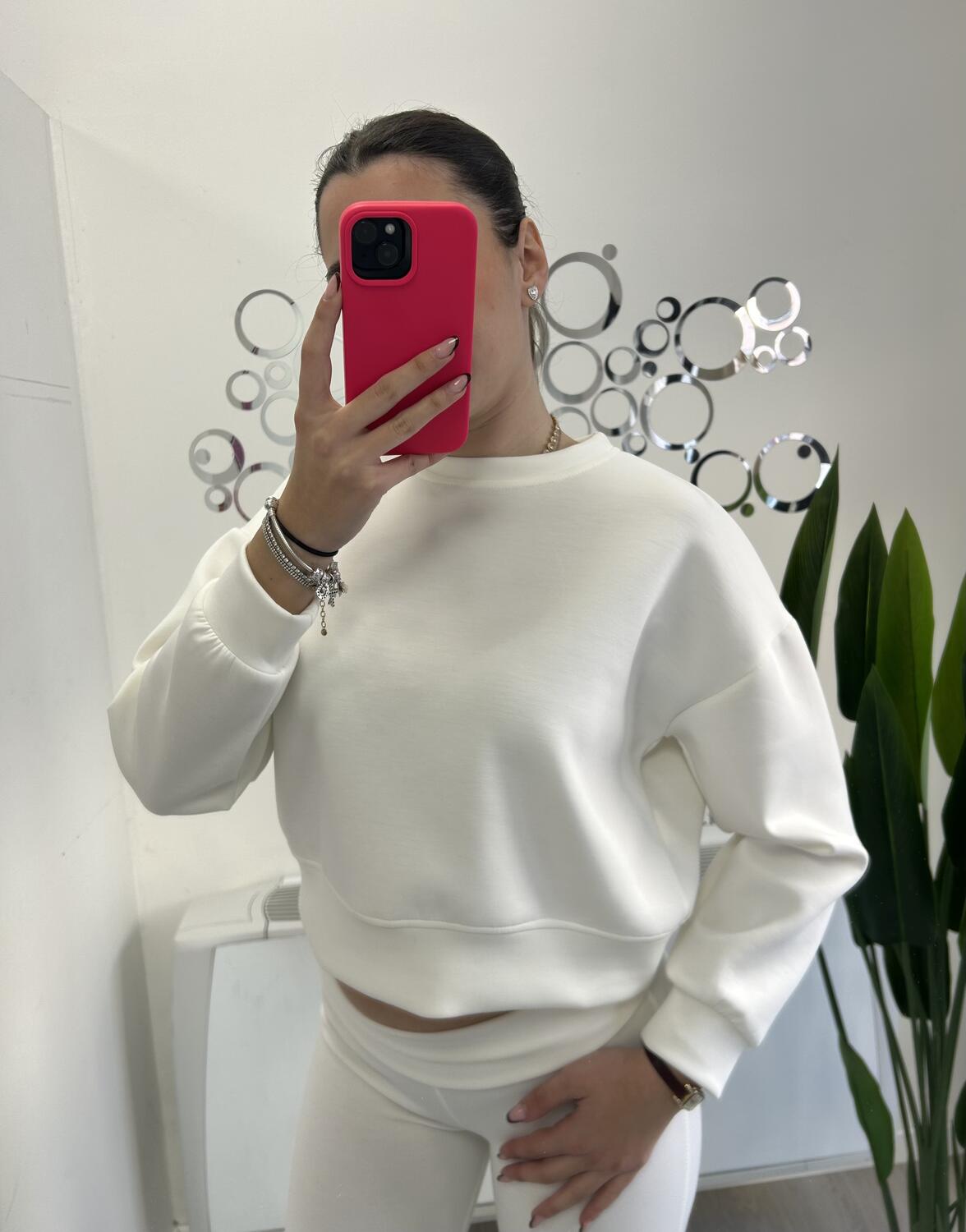 NOVITÀ Felpa crop morbida