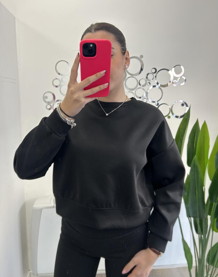 NOVITÀ Felpa crop morbida