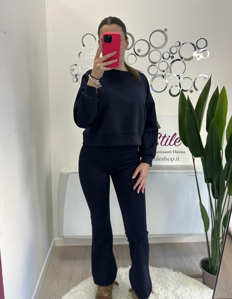 NOVITÀ Felpa crop morbida