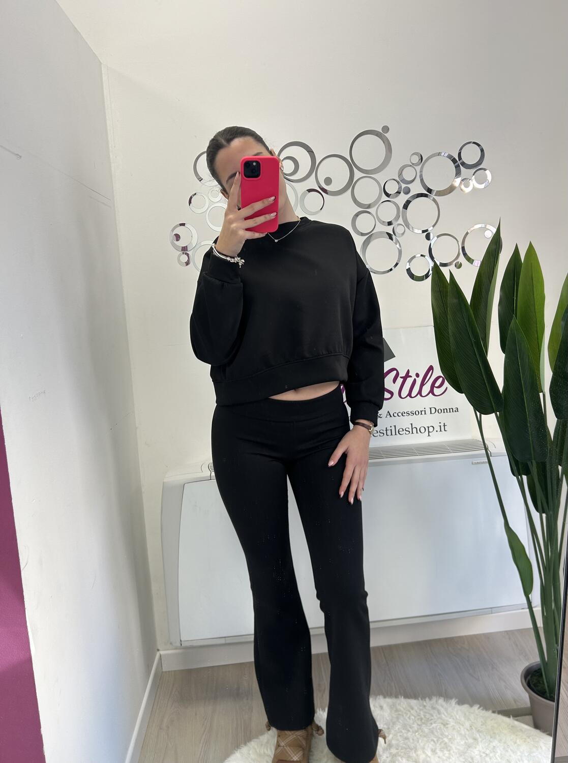 NOVITÀ Felpa crop morbida