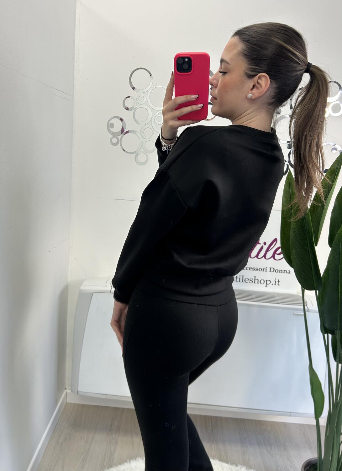 NOVITÀ Panta tuta flare con risvolto