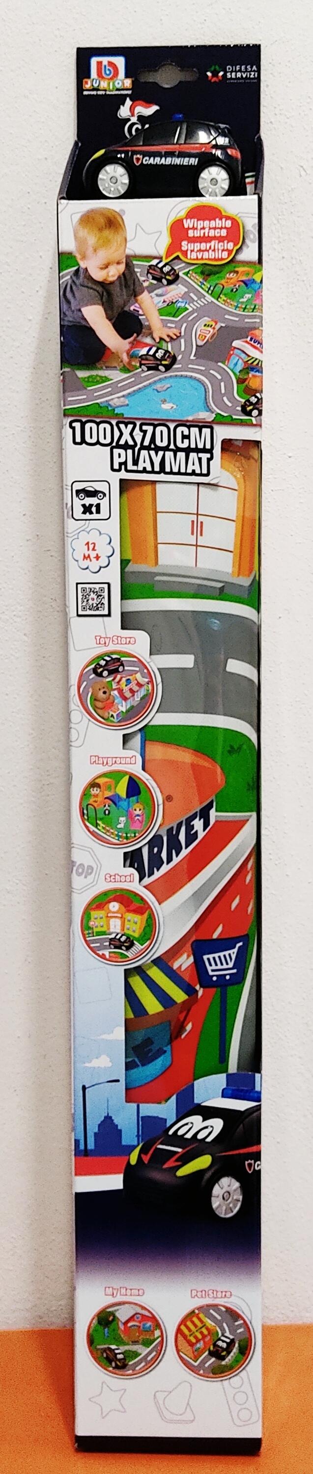 BB JUNIOR 16-85130 PLAYMAT CARABINIERI 100X70CM -  +12m